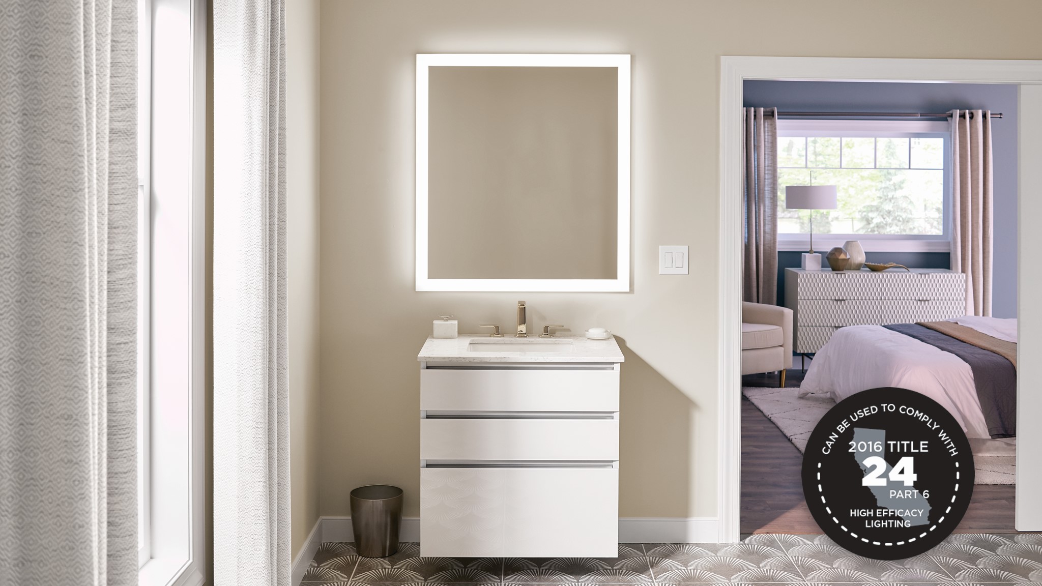 Robern Introduces A Title 24 Compliant Mirror To Its